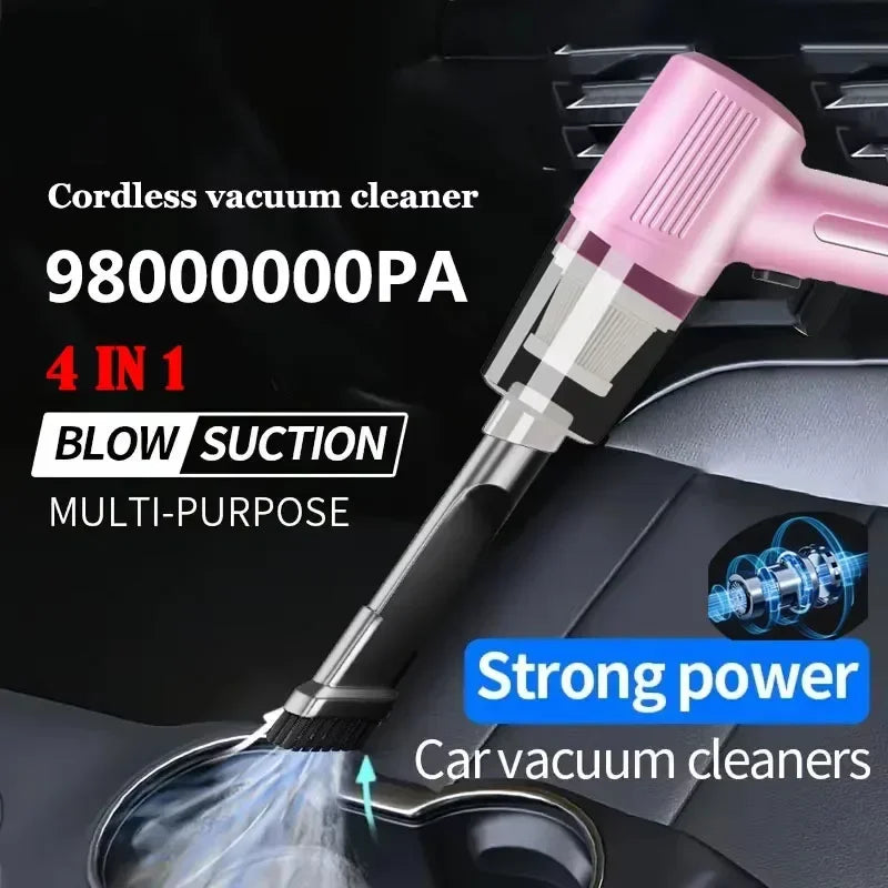 [Rechargeable Handheld Car Vacuum] Portable car vacuum cleaner rechargeable handheld car vacuum cleaner, wireless vacuum cleaner