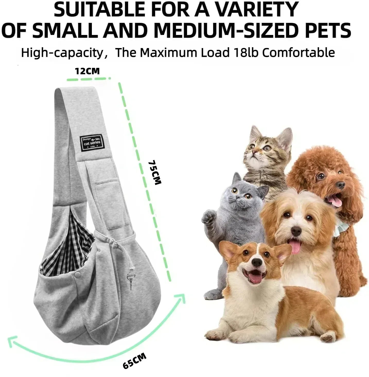 Dogs Accessories Outdoor Cat and Dog Shoulder Bag Transport Pet Backpack Carriers Pets Bags Cats Things Carrying Basket For Home