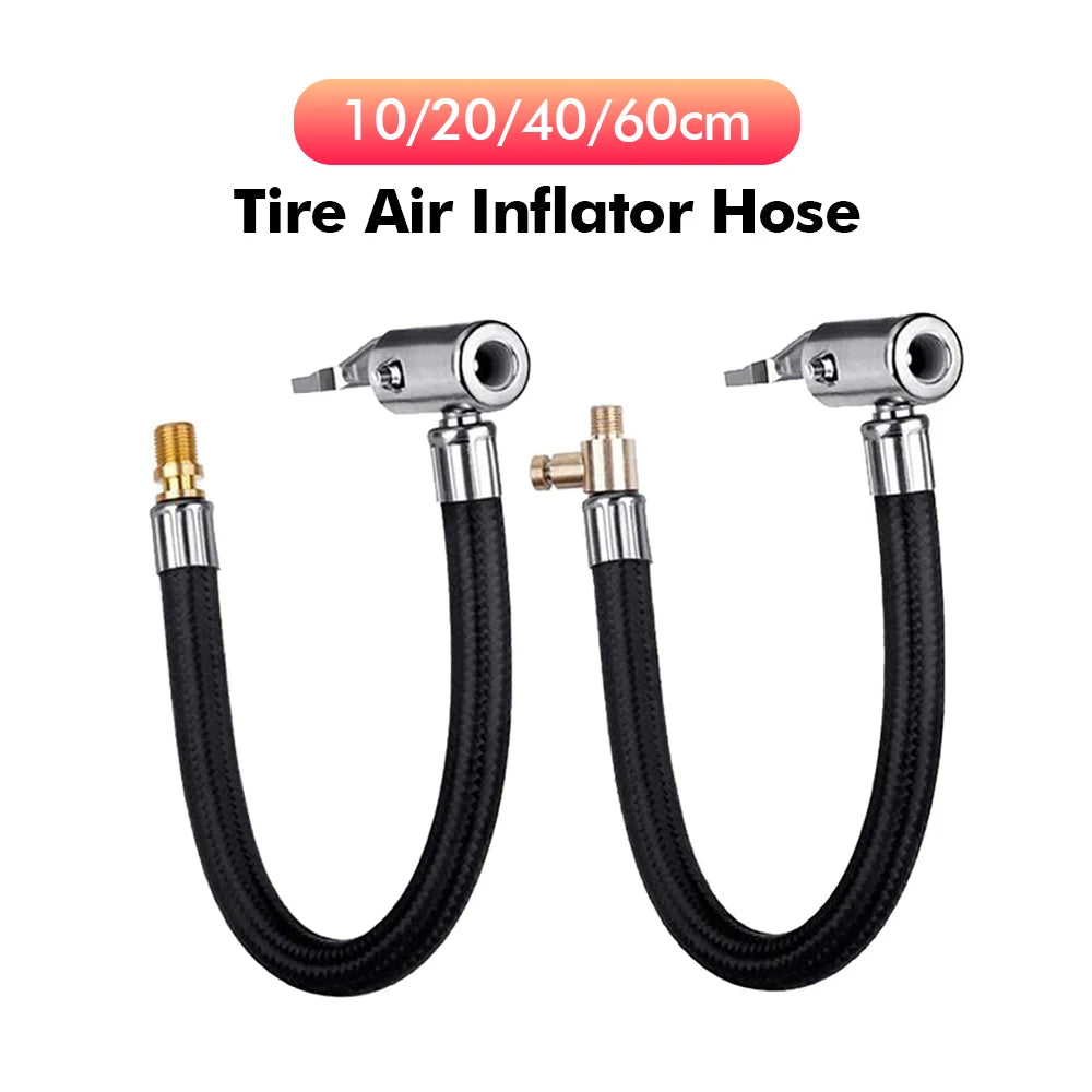 Car Tire Inflator Hose Air Pump With Quick Connector