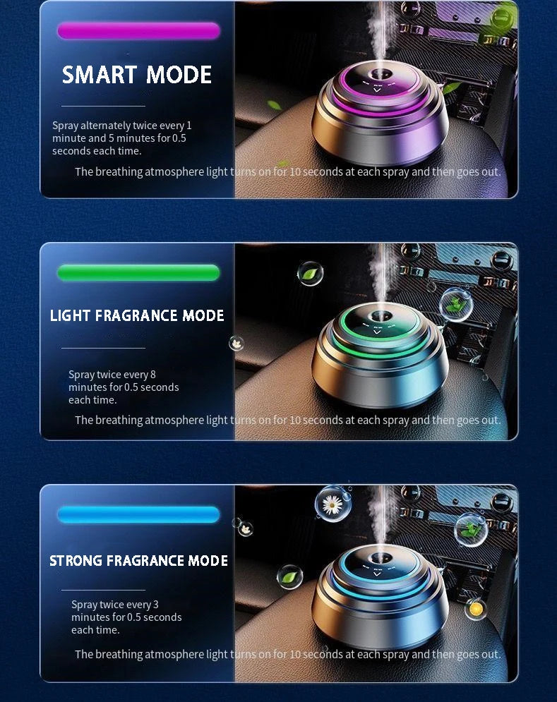 Smart Car Air Freshener Aromatherapy Fragrance Air Humidifier For Car Interior Purifying Seat Perfume Oils Diffuser Accessories