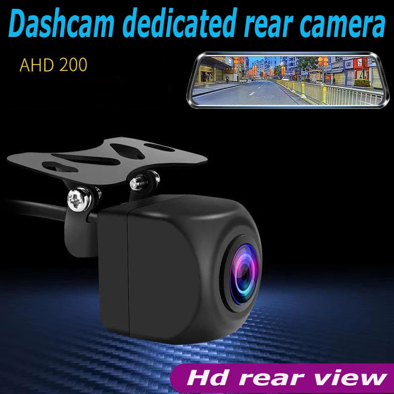 Dashcam reverse image 4 pin 1080P HD waterproof wide Angle reverse camera full screen streaming media dashcam