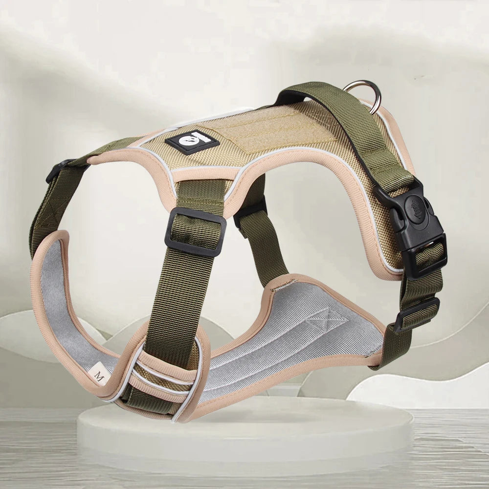 Harness Reflective Saddle Dog Adjustable Pet Harness No Pull Walking Training Small Medium Large Big Dogs Chest Strap Product