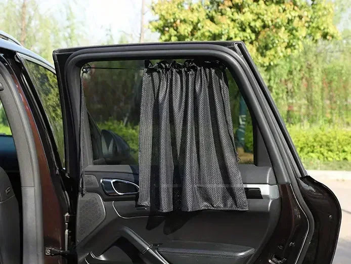 Summer Car Sunshade Curtains , Blocks UV Rays, Keeps Interior Cool, and Protects from Fading - Durable and Easy to Install
