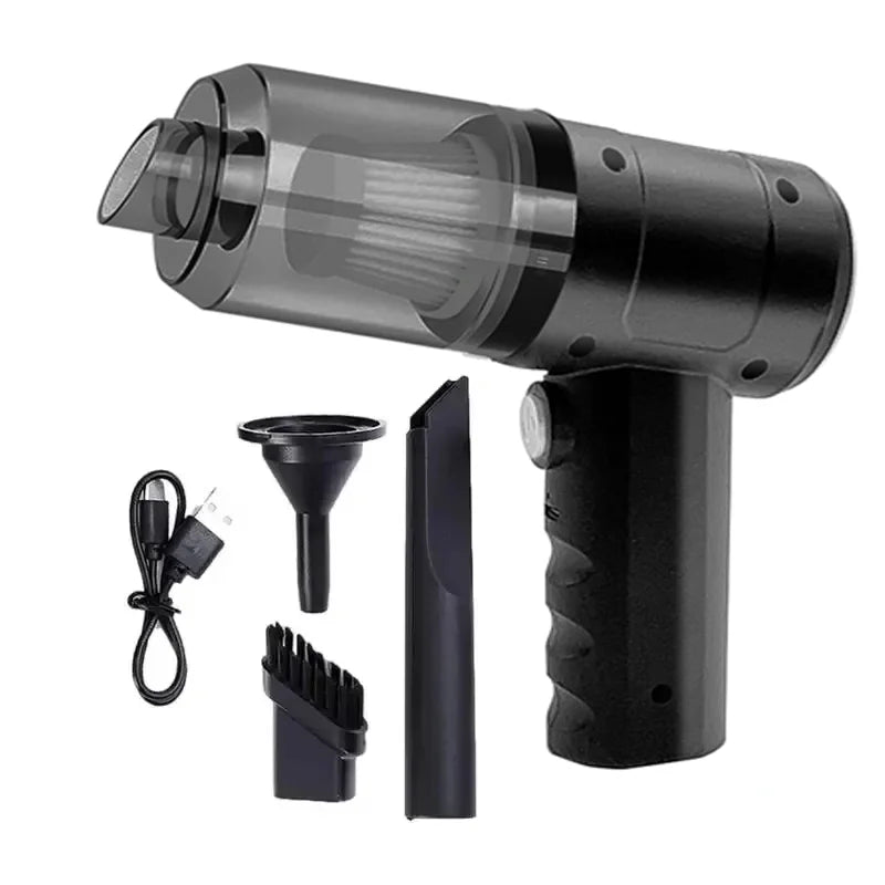 Handheld Cordless Car Vacuum Cleaner – 15000PA High Power, Portable Multi-Nozzle with Blowing & Suction for Car, Home & Office