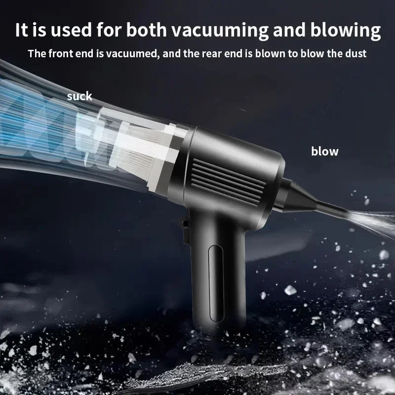 [Rechargeable Handheld Car Vacuum] Portable car vacuum cleaner rechargeable handheld car vacuum cleaner, wireless vacuum cleaner