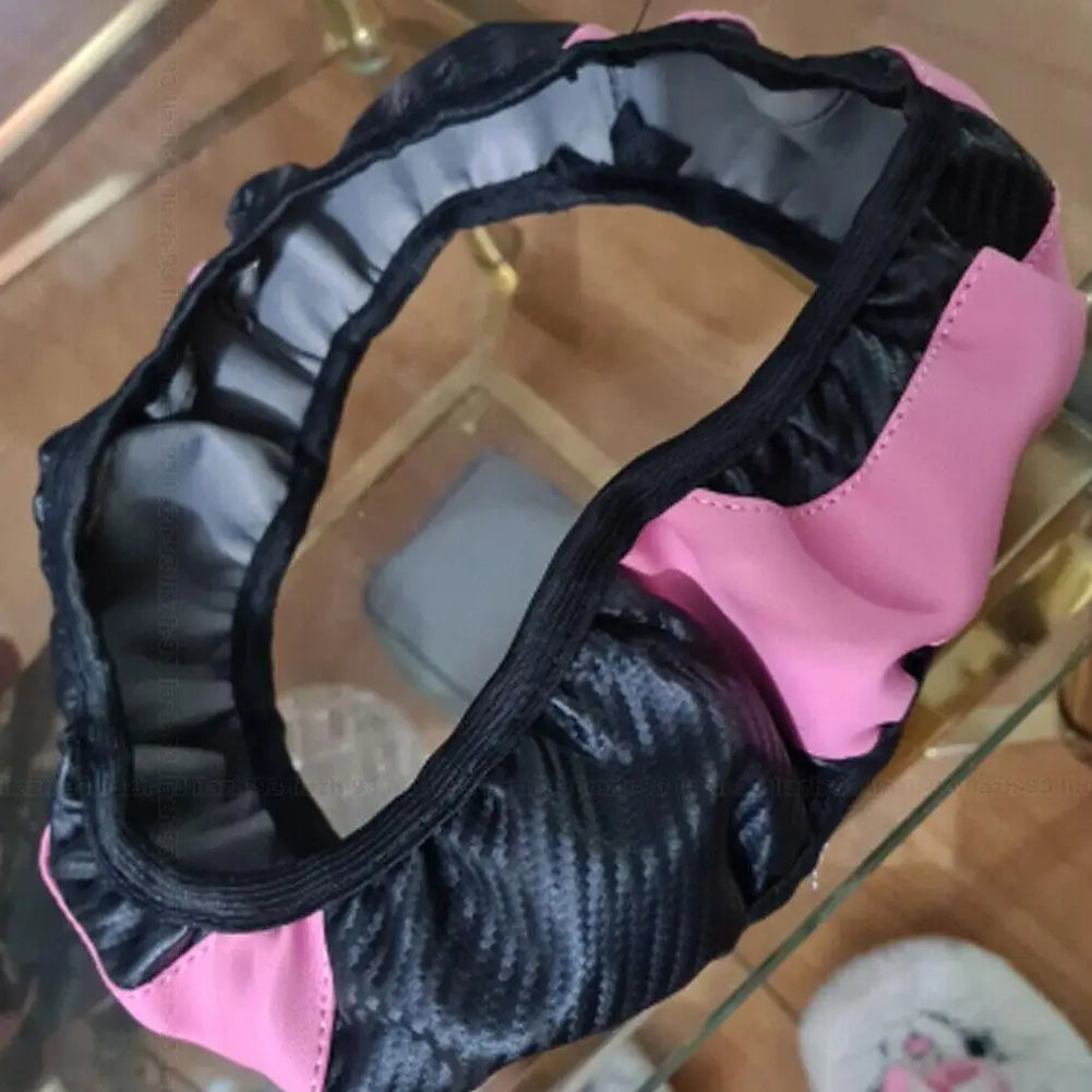 Car Steering Wheel Cover Leather Covers For Renault Clio Megane 4 3 2 Scenic Duster Fluence Laguna Kangoo Auto Decor Accessories