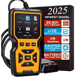 OBD2 Scanner Live Data Professional Mechanic OBDII Diagnostic Code Reader Tool for Check Engine Light