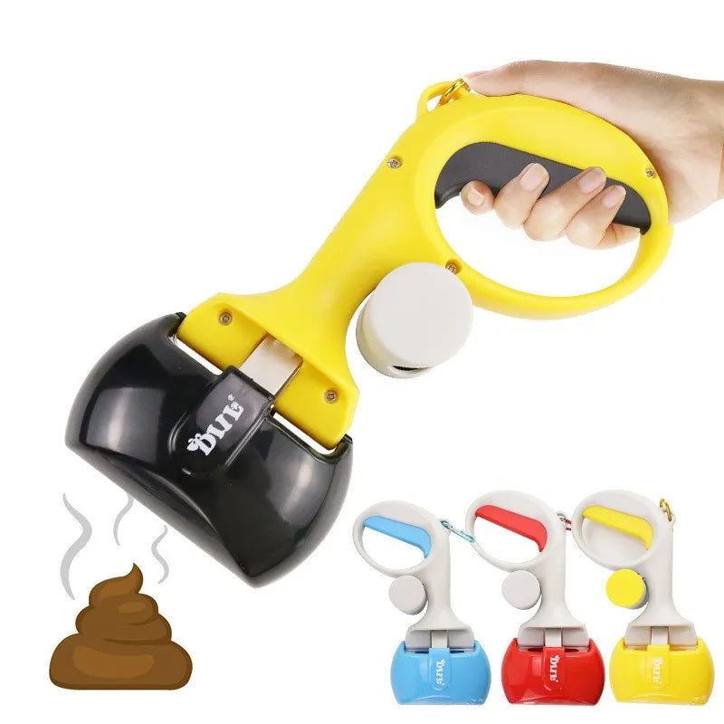 Portable Pet Poop Scooper with Bag Dispenser