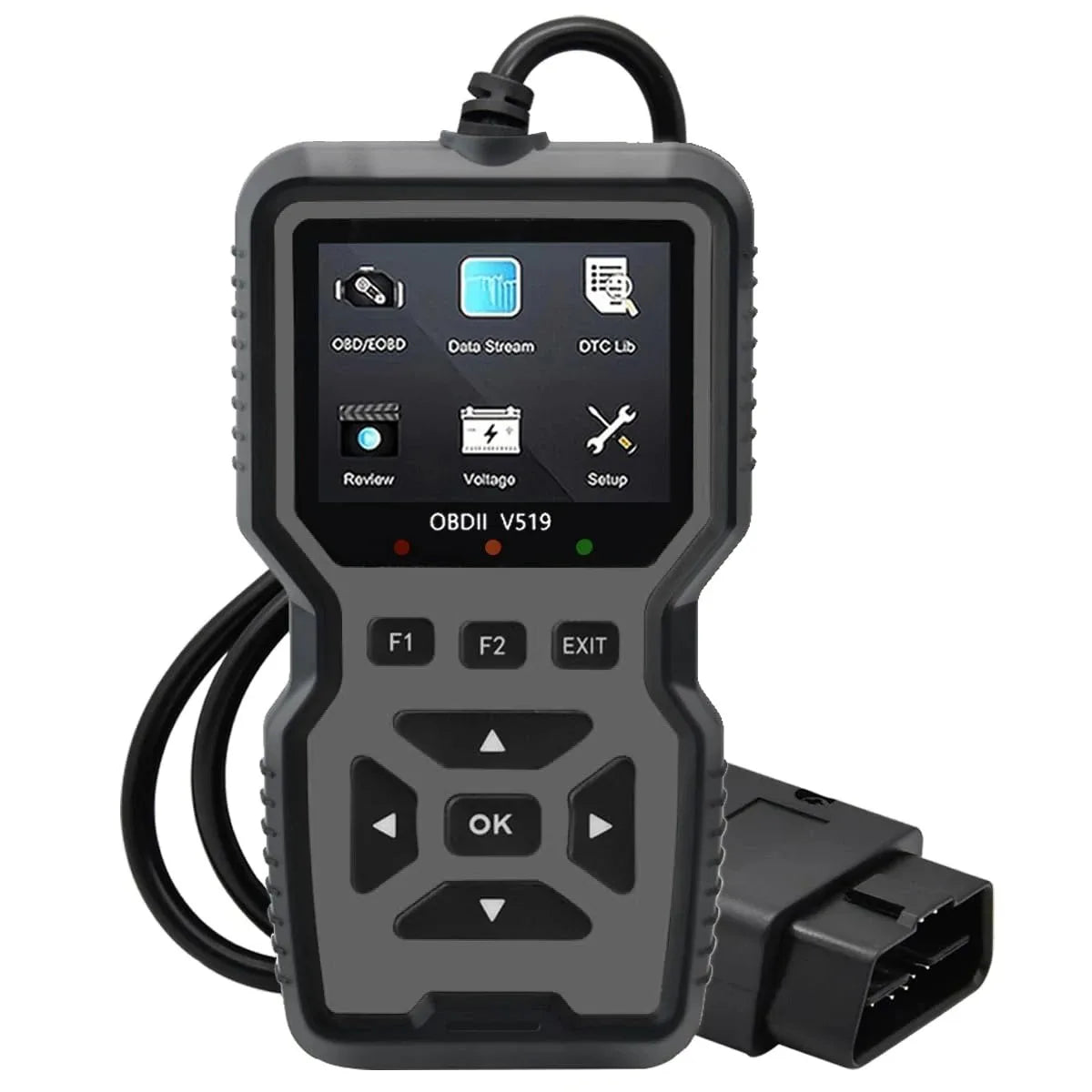 OBD2 Scanner Live Data Professional Mechanic OBDII Diagnostic Code Reader Tool for Check Engine Light