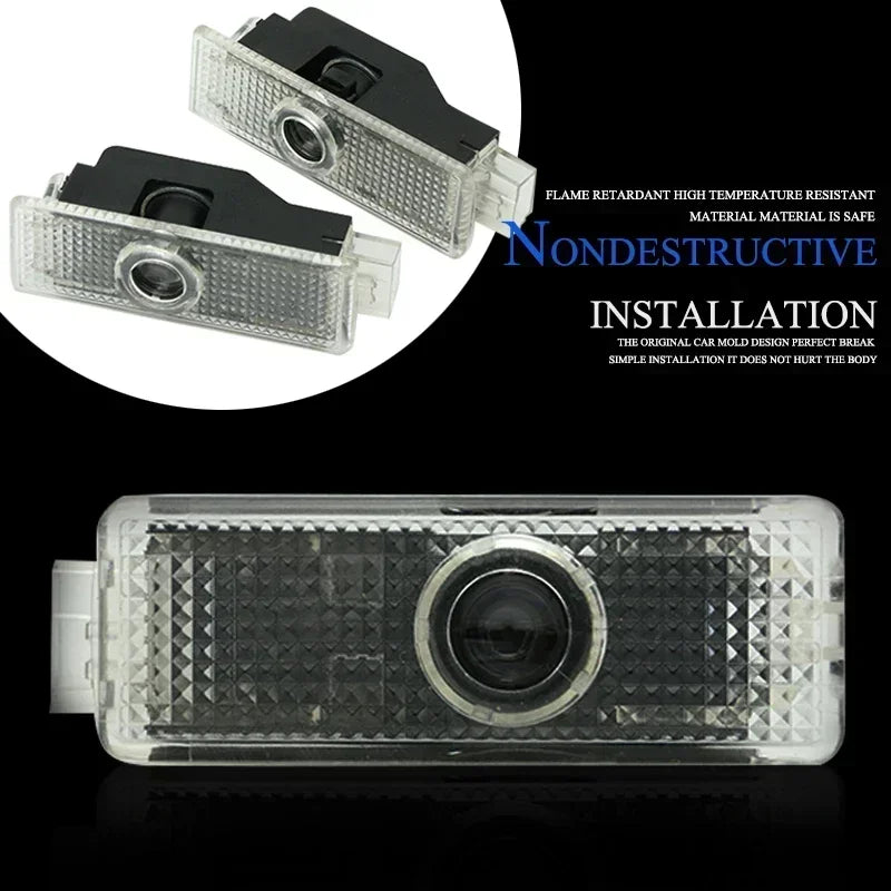 LED Car Door Light Logo Projector Light For MINI Cooper One R50 R52 R53 R56 Countryman R60 F55 F56 Logo Light Goods Accessories