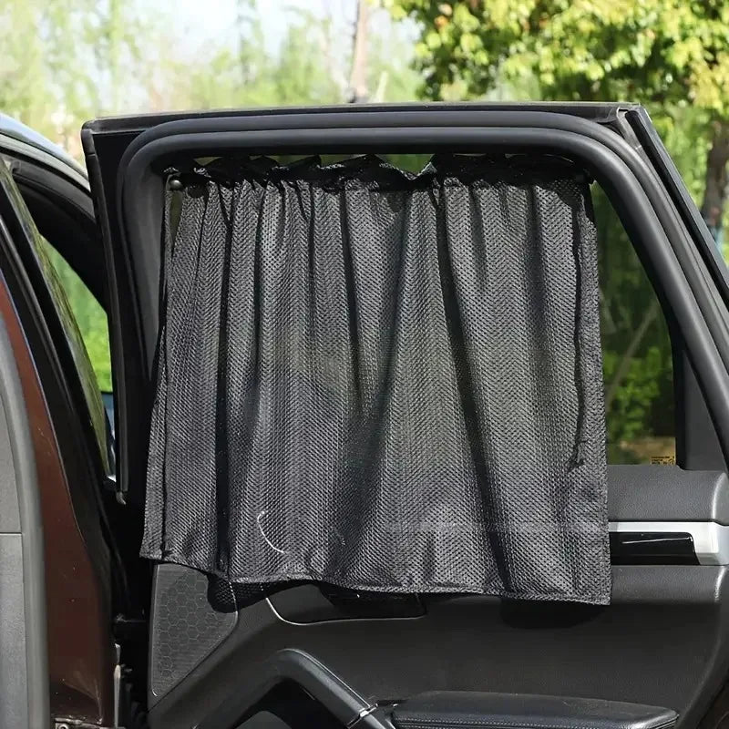 Summer Car Sunshade Curtains , Blocks UV Rays, Keeps Interior Cool, and Protects from Fading - Durable and Easy to Install