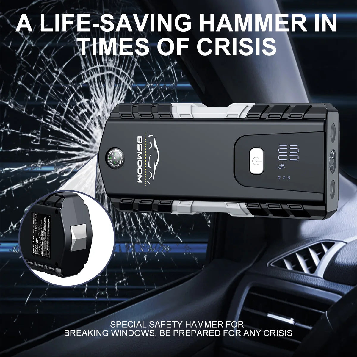 Power Bank 21800mAh Jump Starter Portable Charger Car Booster 12V Auto Starting Device Emergency Car Battery Starter