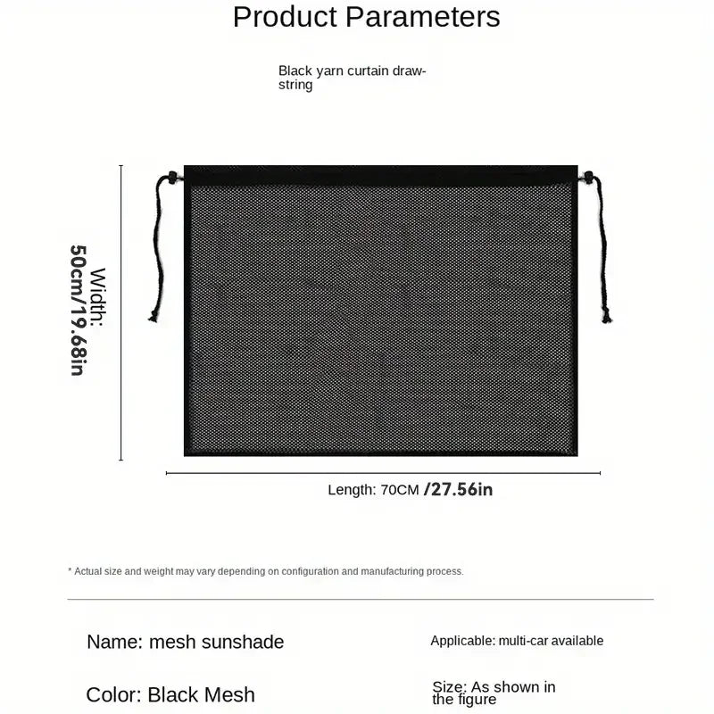 Summer Car Sunshade Curtains , Blocks UV Rays, Keeps Interior Cool, and Protects from Fading - Durable and Easy to Install