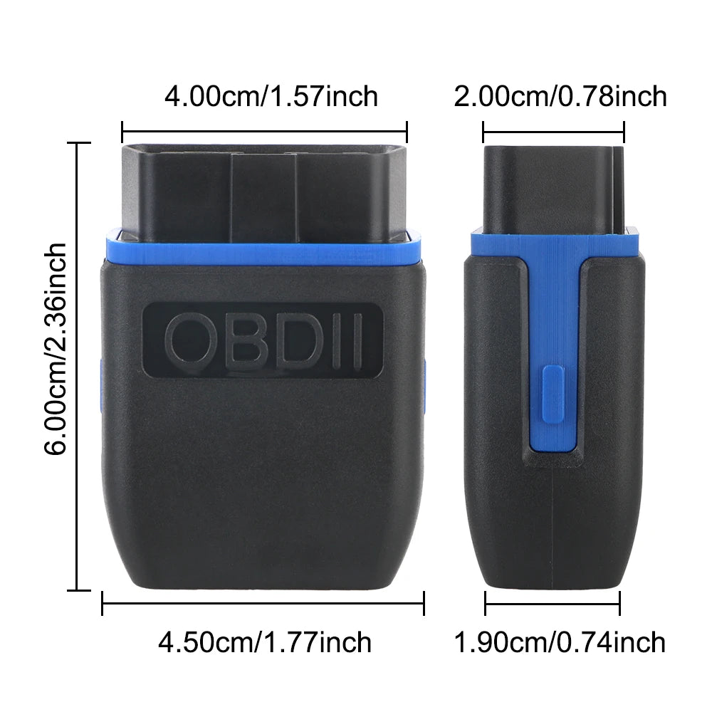 OBD2 Scanner Mini Wireless Bluetooth 4.0 Diagnostic Scanner Car Code Reader For iOS Android and Windows ELM327 V1.5 Car OBD II
