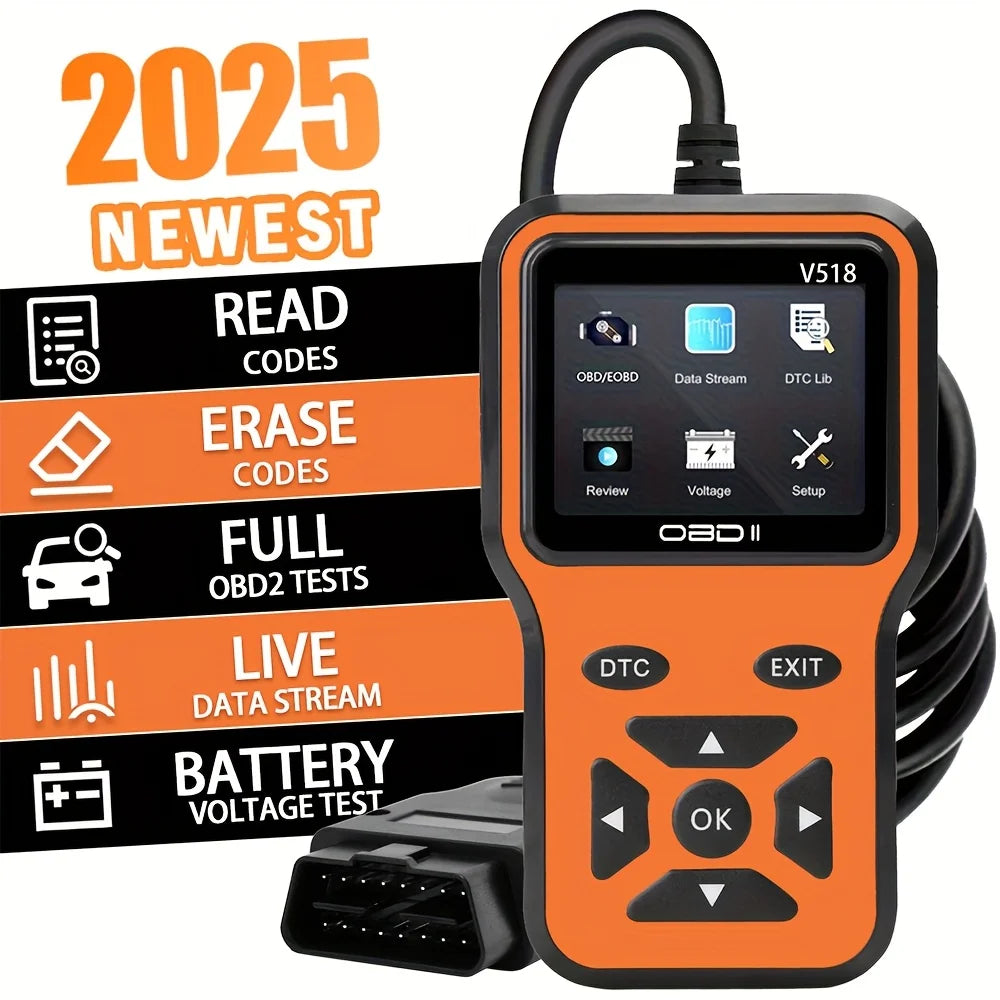 Enhanced OBD2 Scanner Vehicle Code Reader Check Engine Light Fault Reader Diagnostic Scan Tool Automotive OBD II Scanner