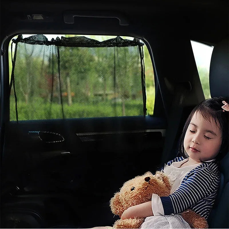 Summer Car Sunshade Curtains , Blocks UV Rays, Keeps Interior Cool, and Protects from Fading - Durable and Easy to Install