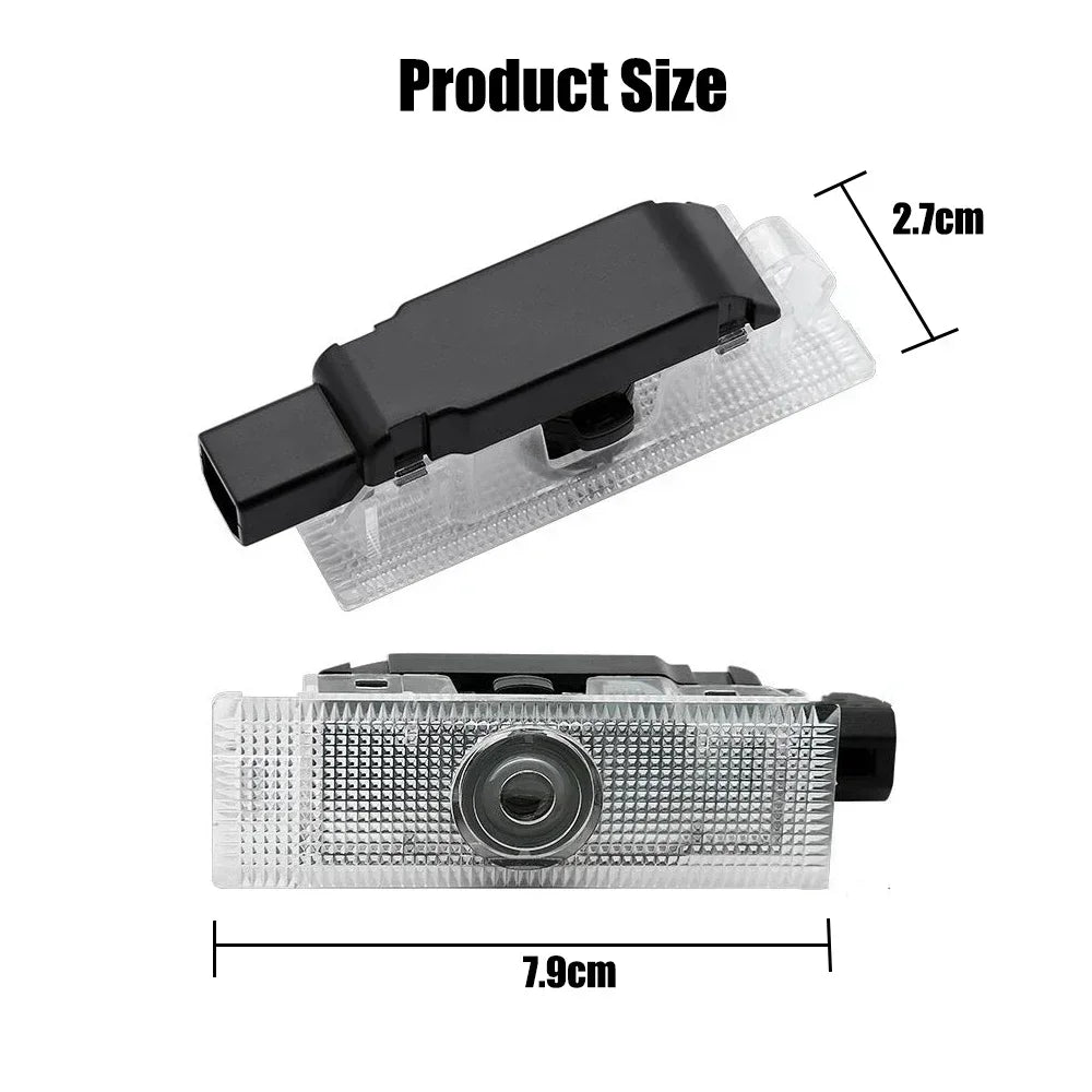 Led Car Door Logo Welcome Light For Fiat 500x 2015- 2021 2022 2023 500L 2013-2017 2018 2019 Projector Auto Decoration Accessory