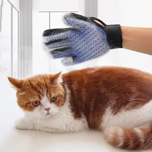 1 PCS Cat Glove Cat Grooming Glove Pet Brush Glove for Cat Dog Hair Remove Brush Dog Deshedding Cleaning Combs Massage Gloves