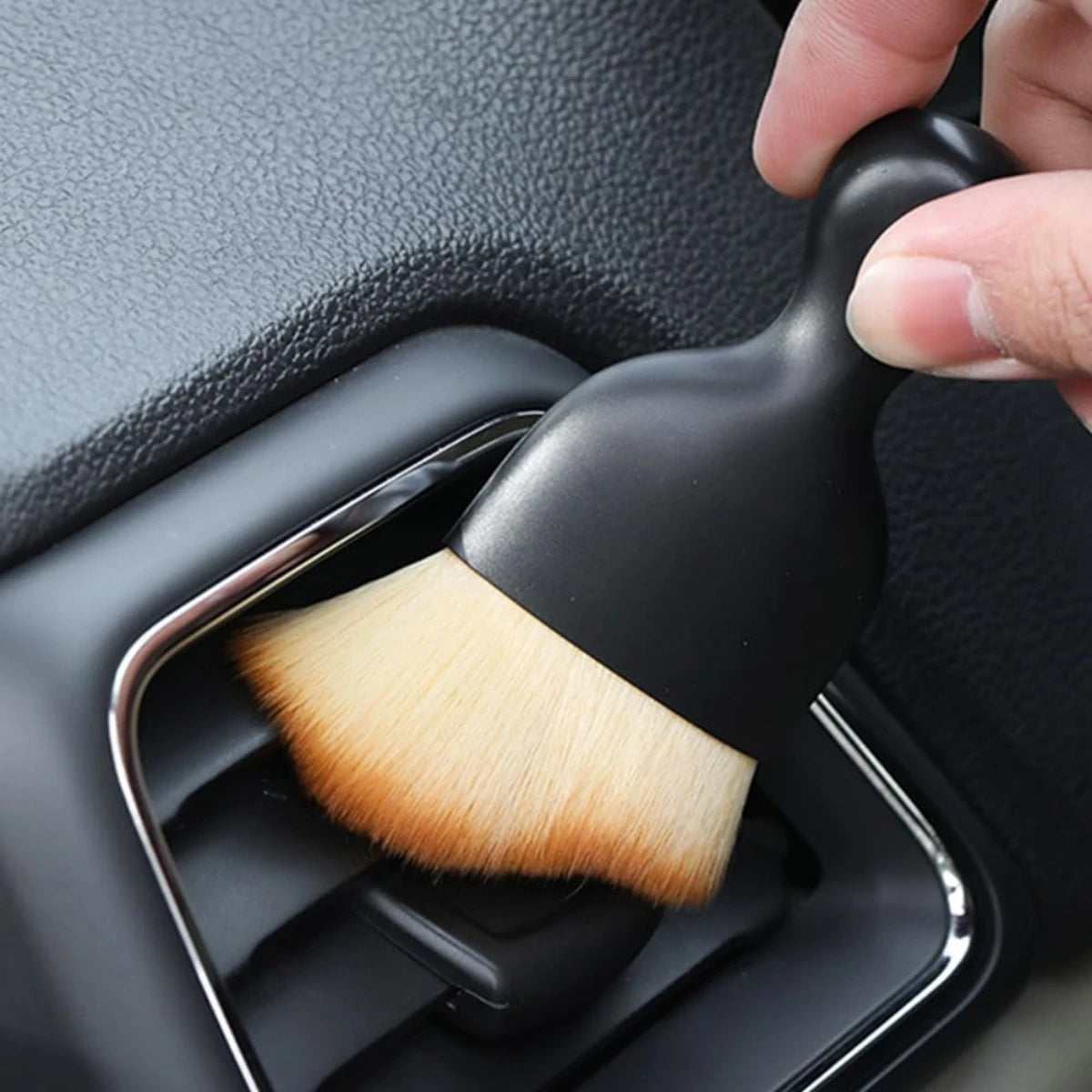 Car Interior Detailing Brush – High-Density Cleaning Tool (2PC Set)